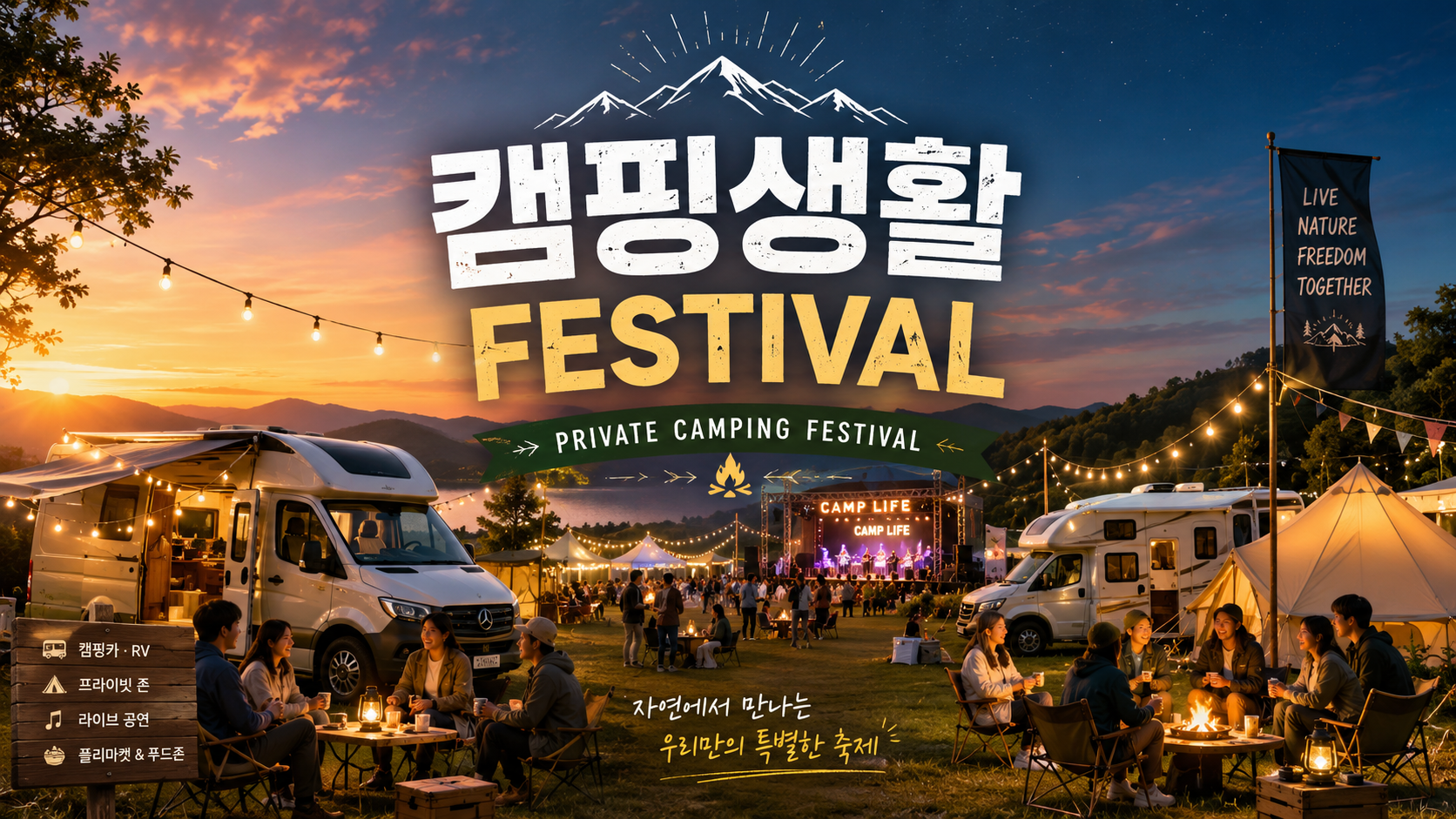 프라이빗 캠핑페스티벌